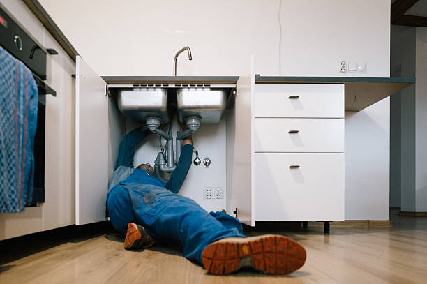 Professional Drain Cleaning technician working in Old Westbury, NY